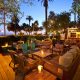 the bungalow santa monica patio seating at night