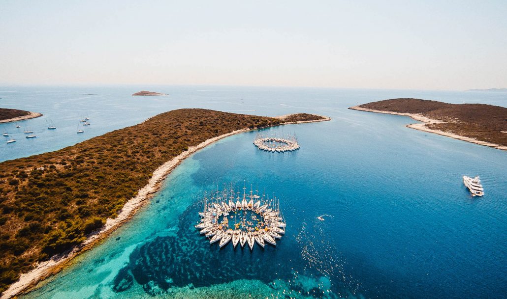 raft parties at the yacht week croatia