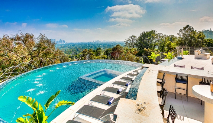 sierra heights hollywood hills los angeles villa rental