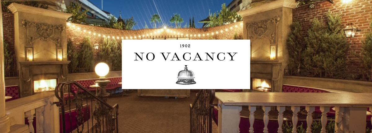 no vacancy hollywood events
