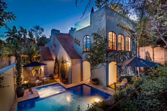 chaplin villa hollywood hills rental