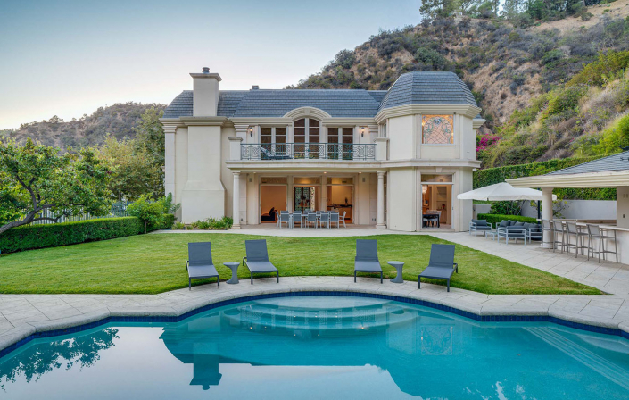 stone canyon estate los angeles villa rental