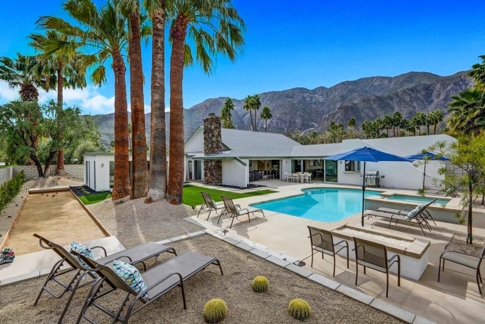 sunset terrace palm springs villa rental