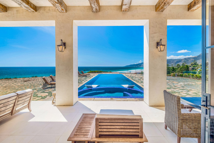 oceanside malibu villa rental