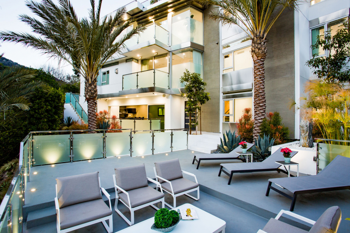 modern benedict beverly hills villa rental