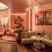 bootsy bellows main room pink chandelier
