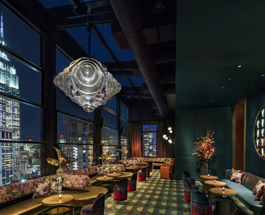 fleur room nyc moxy hotel rooftop