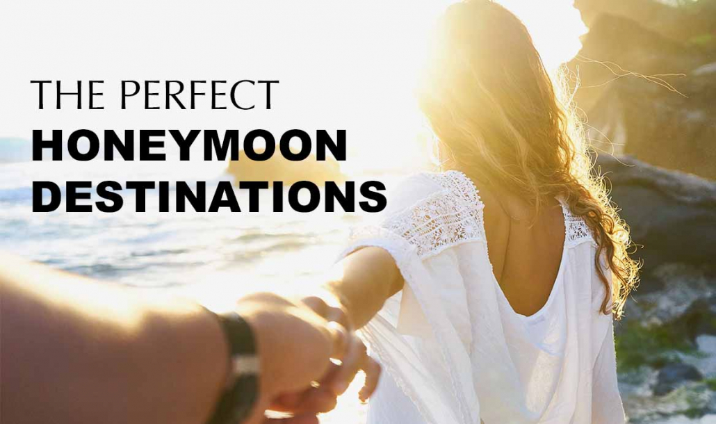 couple holding hands honeymoon destinations