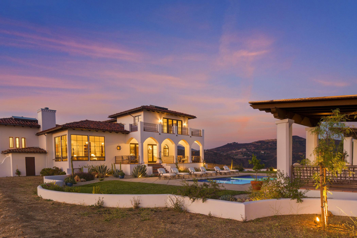 malibu villa rental sunset view
