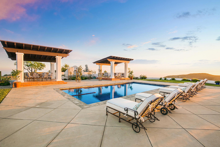 malibu villa rental pool