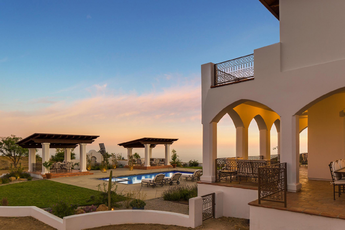 malibu villa rental sunset view