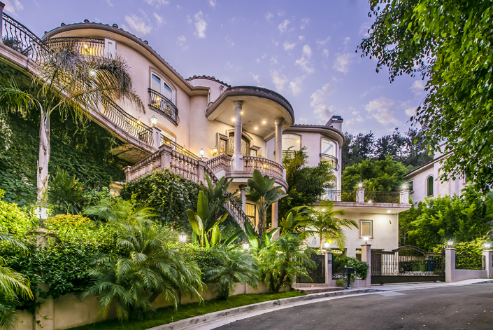 robmar manor beverly hills rental front entrance