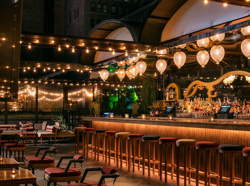 magic hour moxy hotel rooftop lights