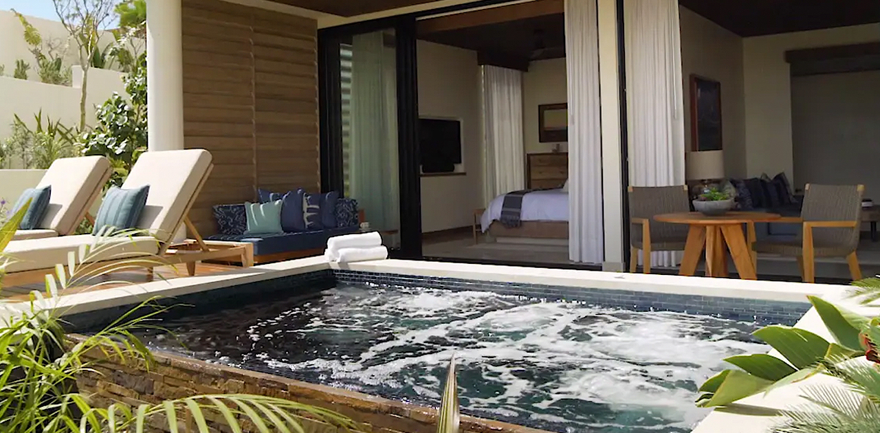 chileno bay spa suite with plunge pool