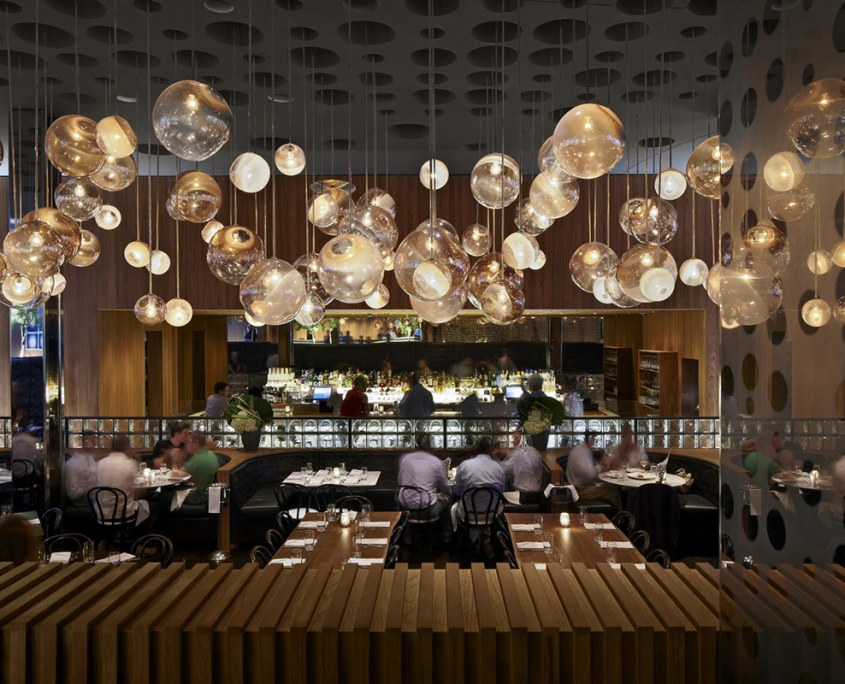 dream downtown dining lights