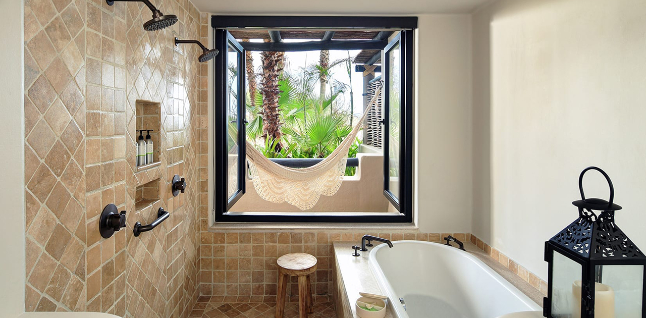 esperanza cabo oceanview garden casita bathroom
