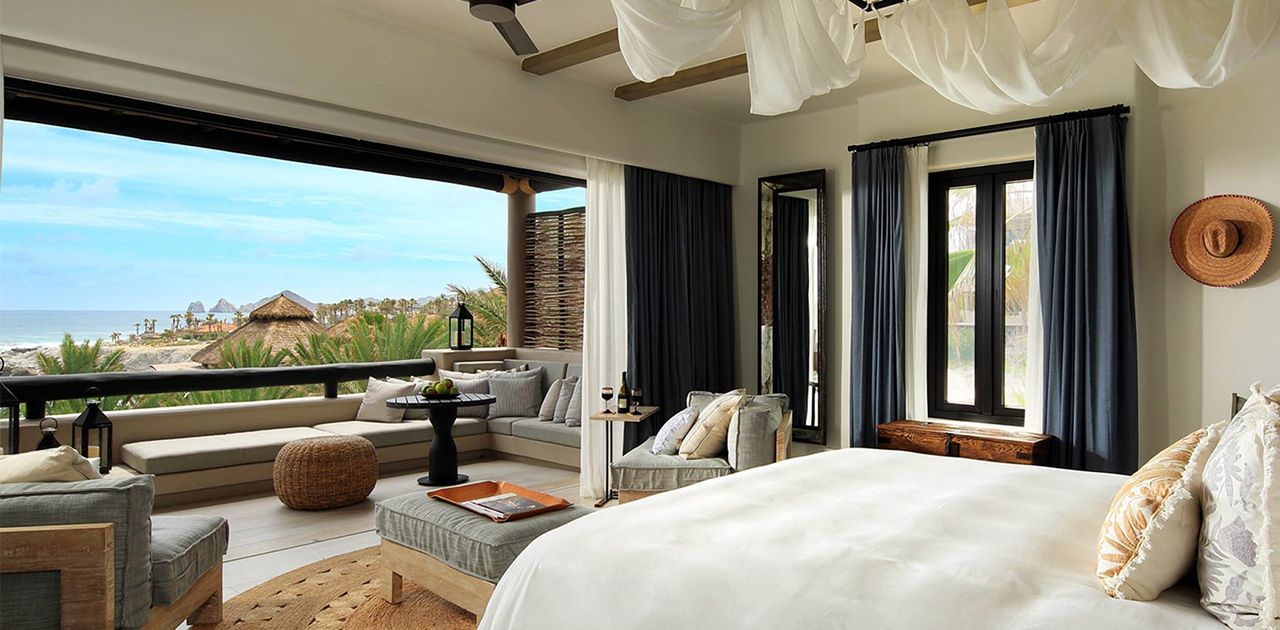 esperanza cabo oceanview terrace spa casita bedroom