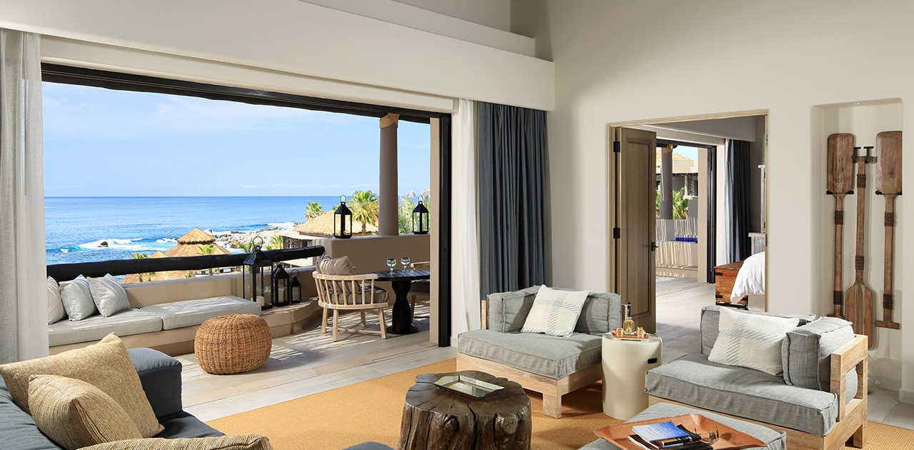 esperanza cabo one bedroom oceanview palapa spa suite