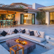 cabo villa rental lounge seating firepit