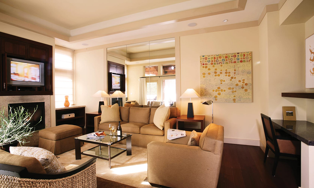 calistoga ranch resort meadow spa lodge living room