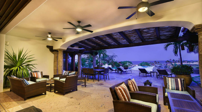 cabo villa rental family room