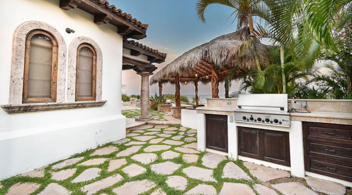 cabo villa rental outdoor bbq