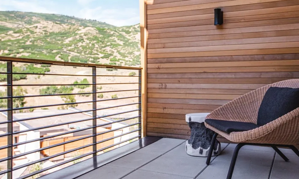 sky suites patio at the lodge at blue sky