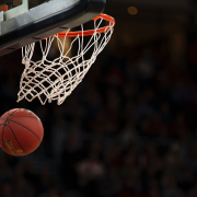 basketball in hoop