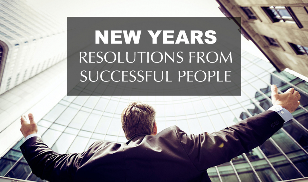 new years resolutions from successful people