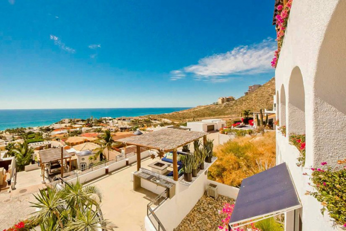 cabo villa rental view of ocean