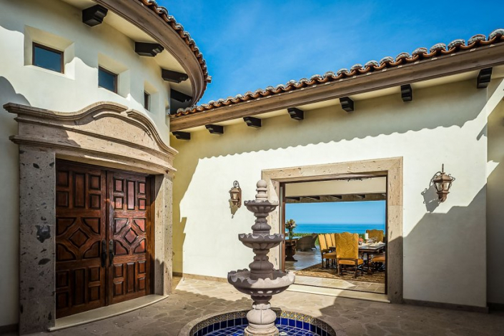 cabo villa rental entrance
