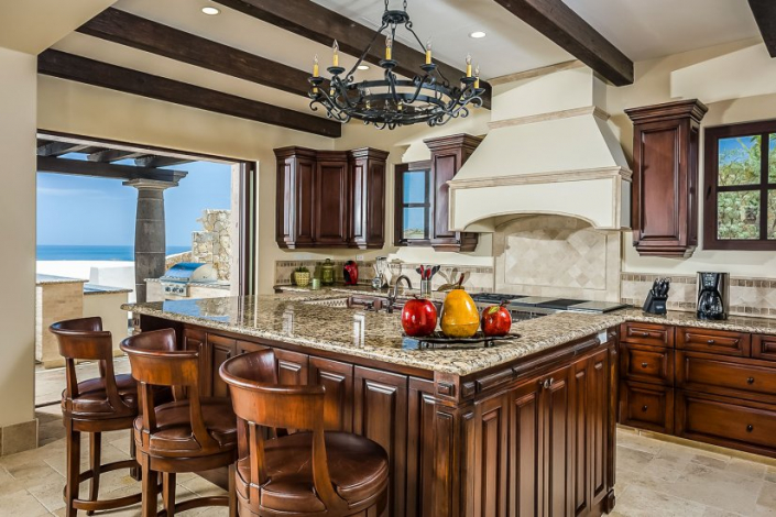 cabo villa rental kitchen