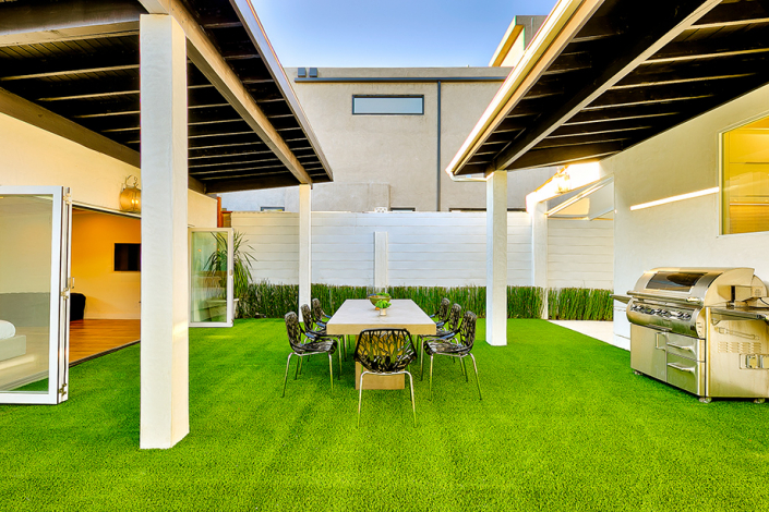 west hollywood villa rental patio