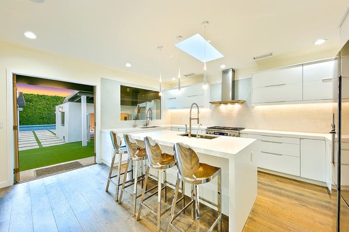 west hollywood villa rental kitchen