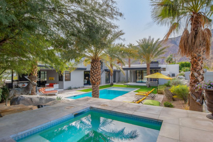 palm springs villa rental jacuzzi and pool