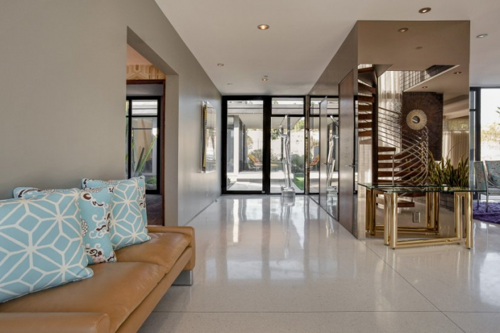 palm springs villa rental entrance design