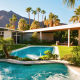 modern oasis palm springs rental