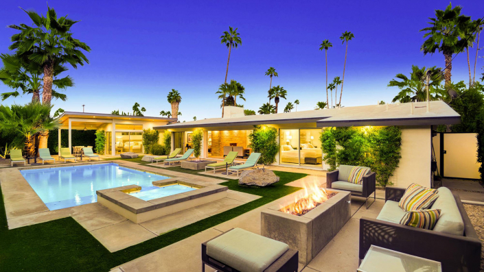 champagne dream palm springs villa rental