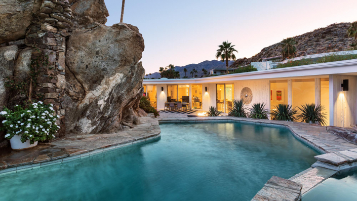 cliffside estate palm springs villa rentals