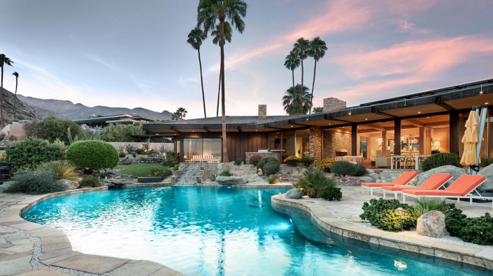 brix estate palm springs villa rental