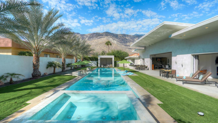desert sanctuary palm springs villa rental