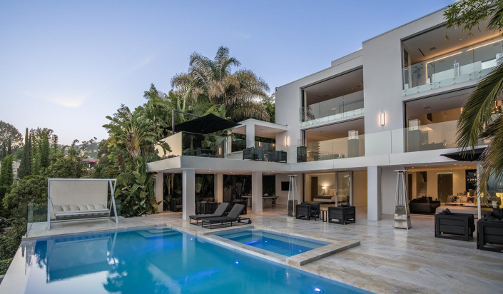 octane luxury hollywood hills villa rental