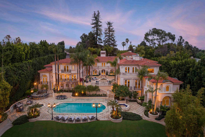 bel air mansion villa rental los angeles