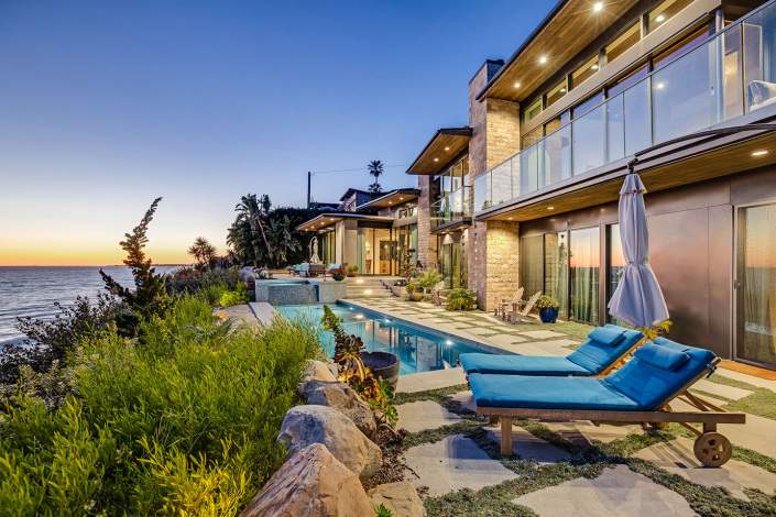 santa barbara beach estate villa rental