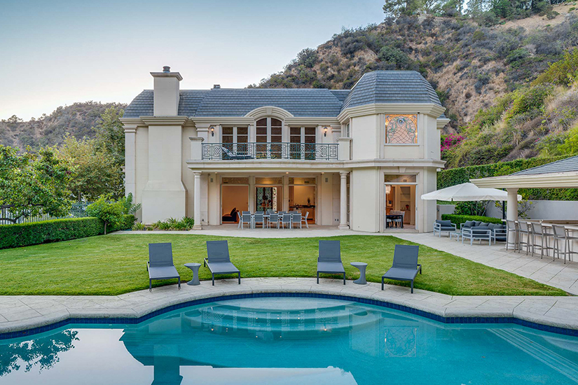 stone canyon estate los angeles villa rental