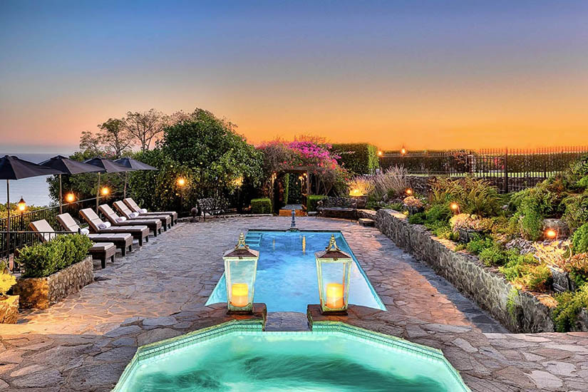 stone manor malibu los angeles villa rental
