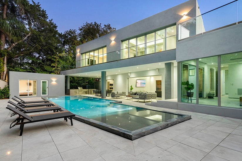 contemporary oasis coconut grove miami villa rentals