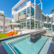 waterfront modern miami hibiscus island villa rental
