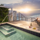 w south beach penthouse 3 balcony pool sunset