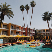 best hotels for a girls trip palm springs saguaro hotel pool